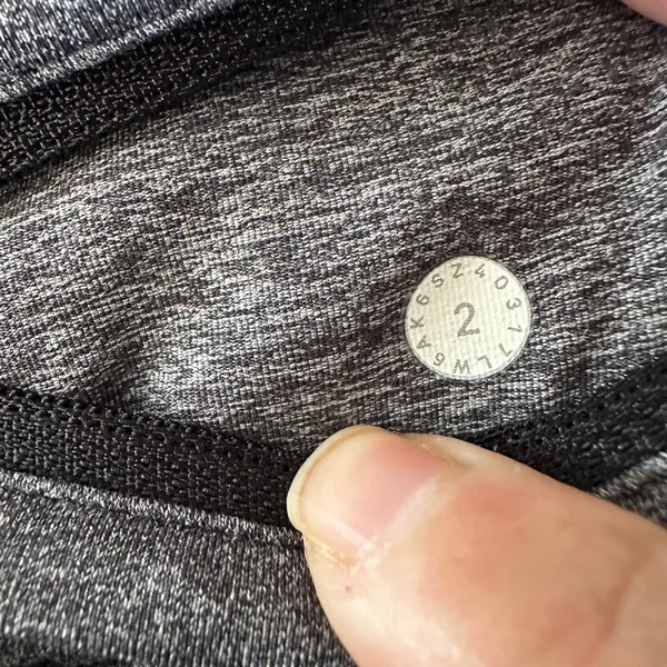 276. Lululemon Speed Up Crop 21" Grey size 2 Gray - Image 4