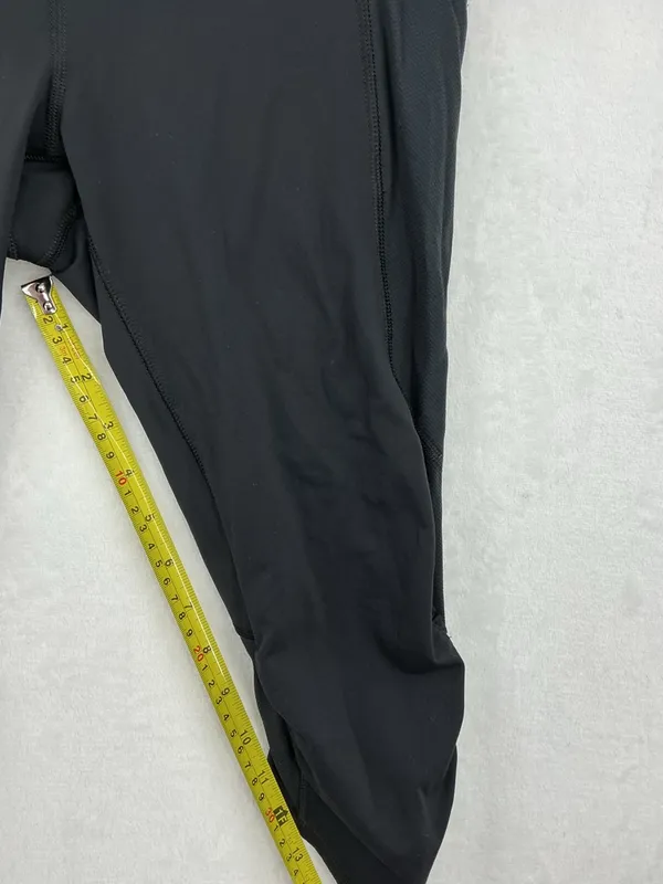 lululemon athletica Black High-Rise Foldover Waist Leggings 794 - Image 4