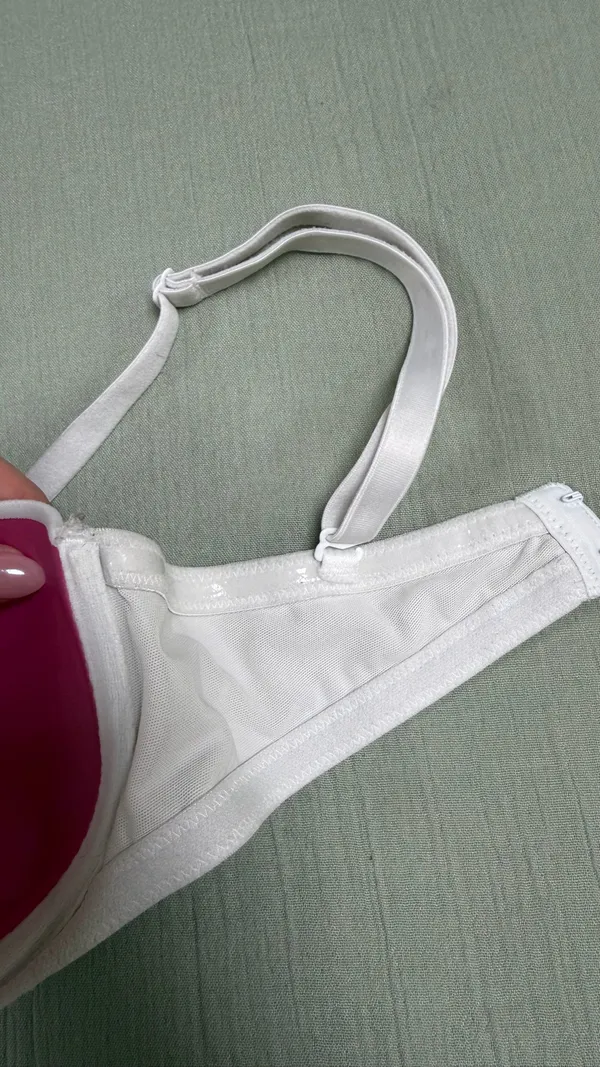 Victoria's Secret Pink Bra White Size 34 D - Image 3