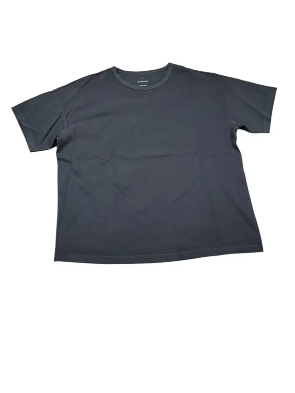 Everlane The Boyfriend Tee in Essential Cotton Black Gray Women's Size Small - Image 2