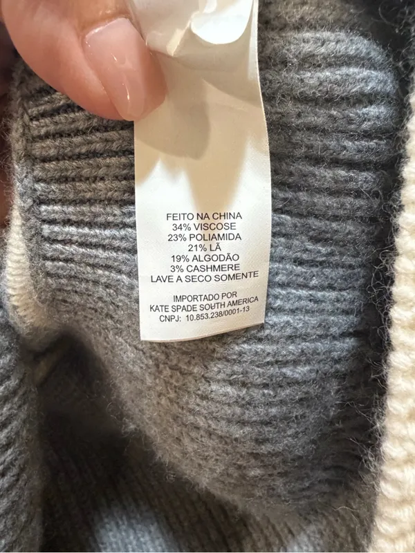Kate Spade Broome Street stripe Peplum Sweater size Small EUC - Image 2