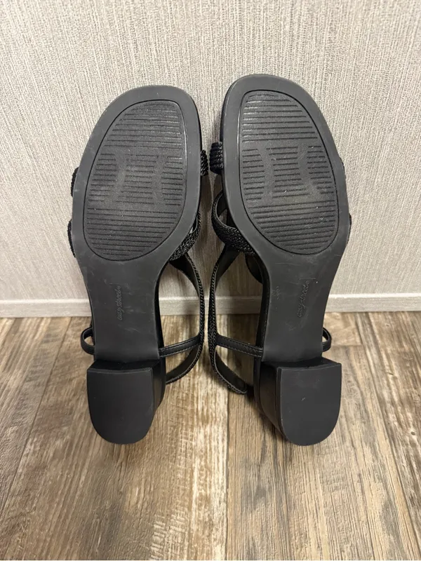 easy street Black Braided Slingback Sandal Size 8.5 - Image 15