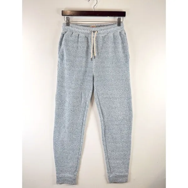 Faherty Womens Pants Blue Seabrook Relaxed Jogger Knit Classic Small - Image 2