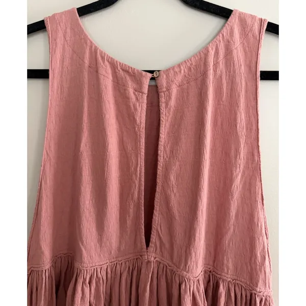 Free People I'm Still Obsessed Sleeveless‎ Mini Dress Mauve Women's Size Small - Image 4