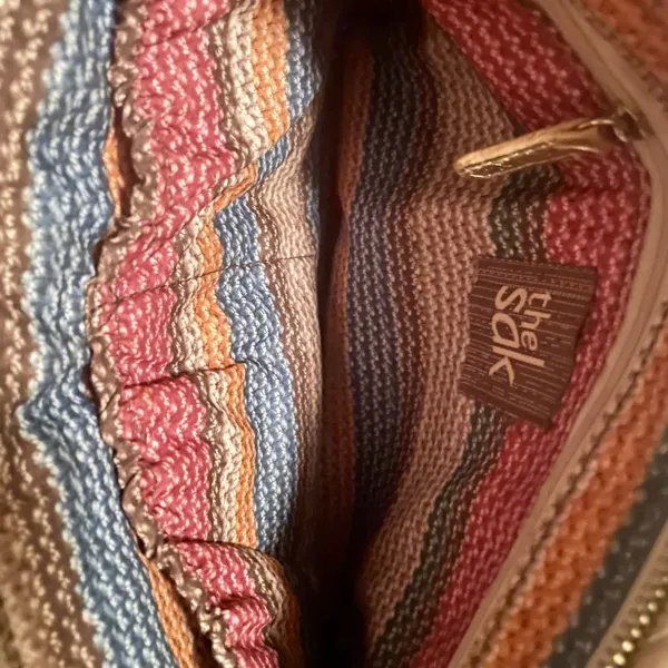 The Sak gold pleated bag - Image 6