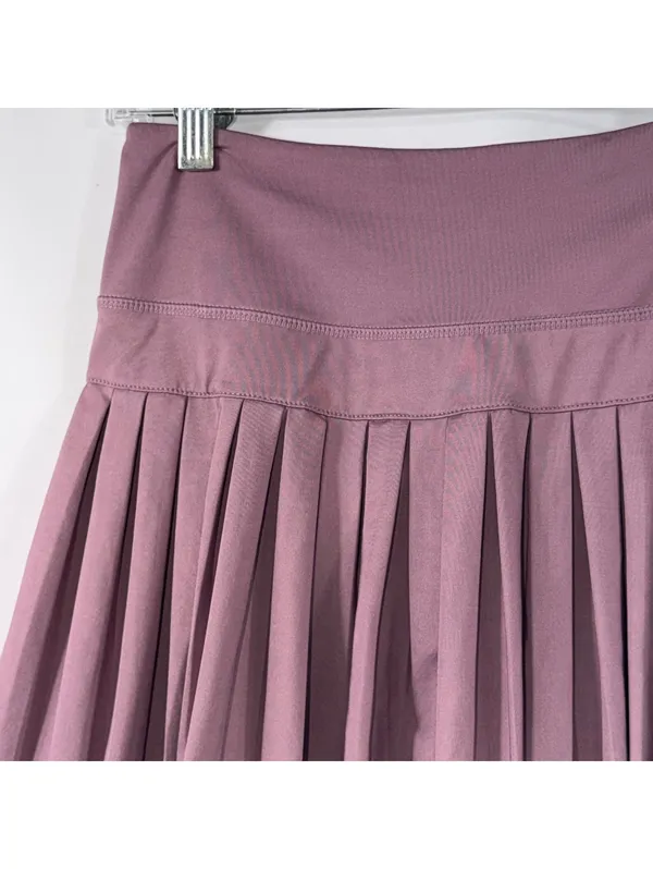 Gold Hinge Mauve Pleated Tennis Skort Size M - Image 2