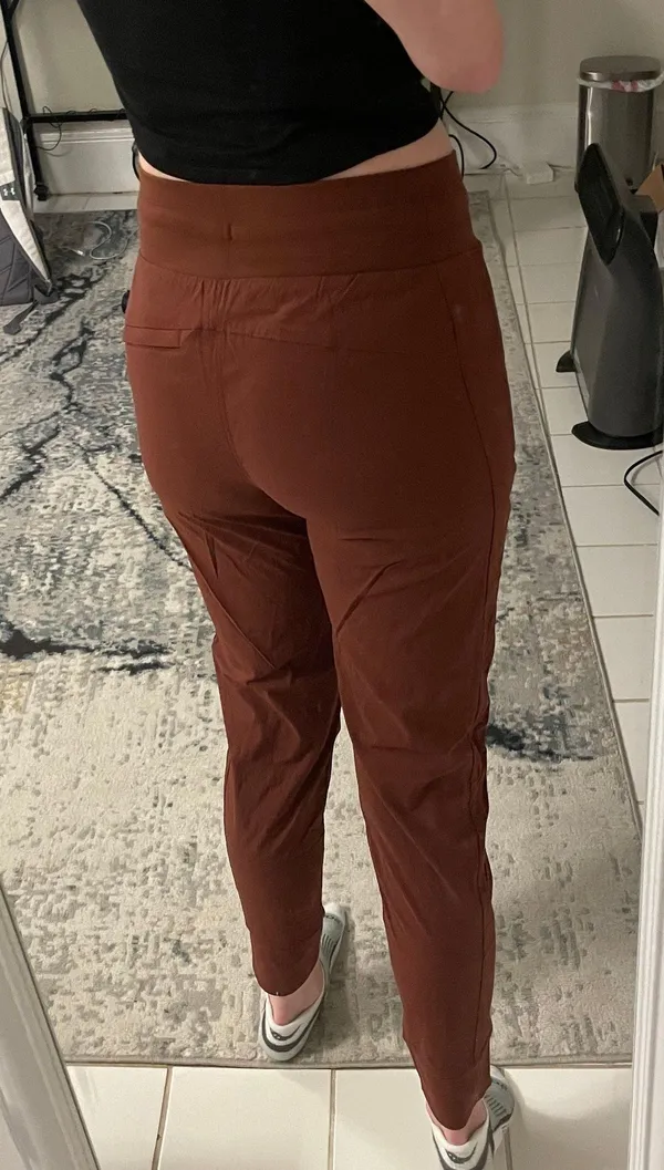 Trekkie North Joggers In Rust Red - Image 5