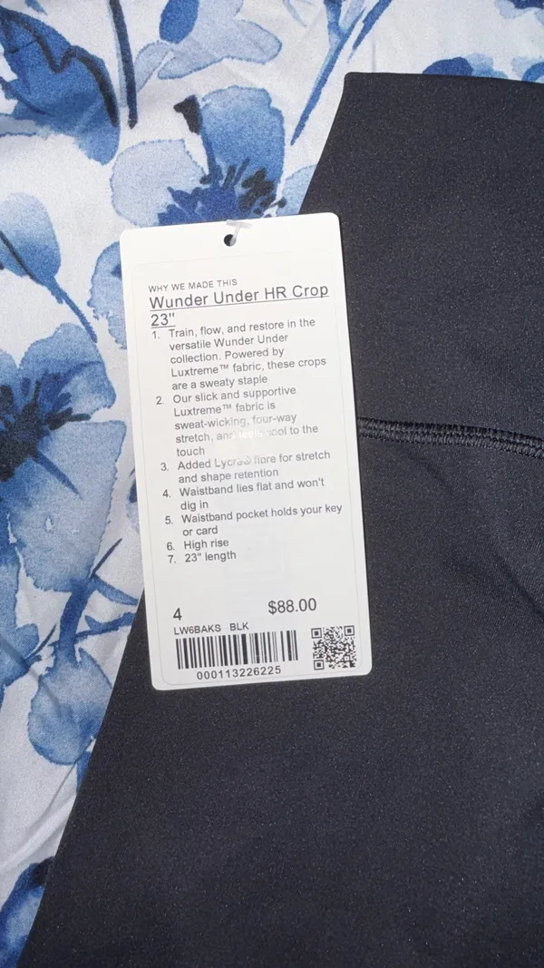 Lululemon Wunder Under HR Crop 23” - Image 4
