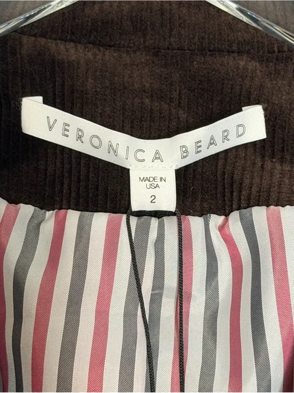 Veronica Beard Capucine Dickey Brown Corduroy Blazer Jacket Size 2 NWT - Image 7
