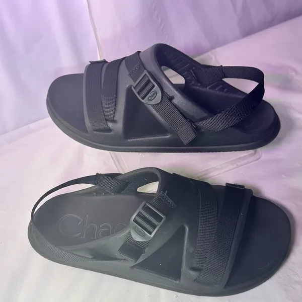 Chaco Black Dual-Strap Slide with Buckle - Image 3