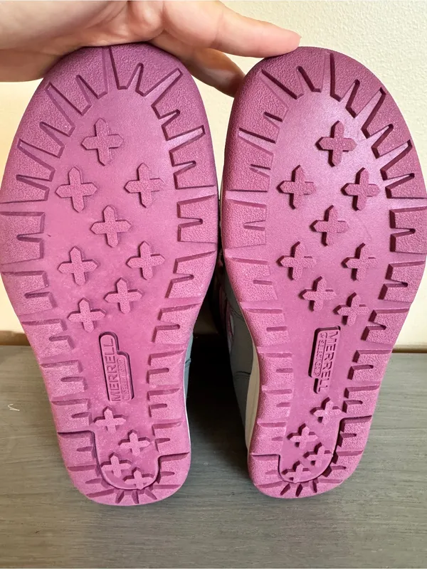 Merrell snow boots size 7 snow crush 2.0 gray pink purple - Image 7