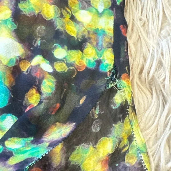 Wilfred multicolor sheer silk blouse size XS - Image 3