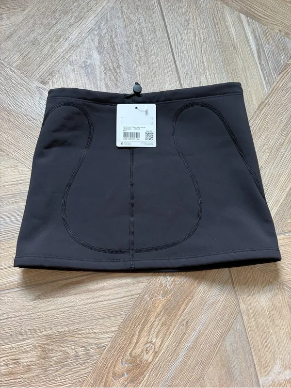 Lululemon Glyde Velvet Fleece Neckwarmer Black One Size Outdoor Sporty - Image 2
