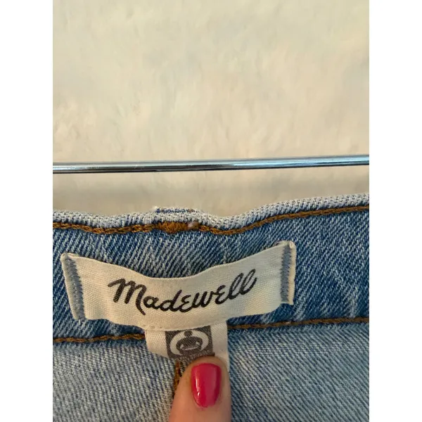 Madewell The Perfect‎ Vintage Jean Light Wash High Rise Slim Tapered 24T - Image 8