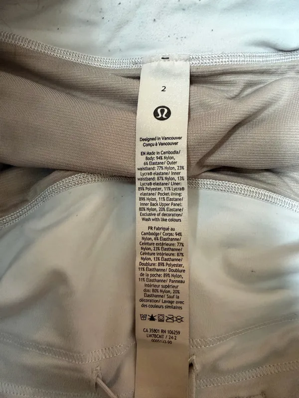 Lululemon High-Rise White Speed Up Shorts 4" 2 - Image 5