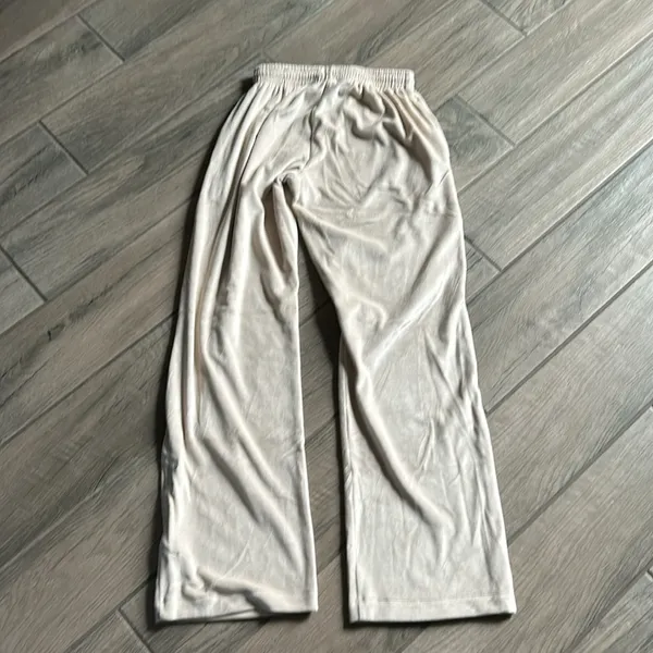 PINK super soft pants in cream - Image 5