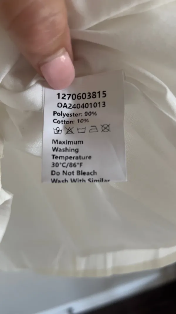 Commense White Puff Sleeve Short Shirt Dress - Image 6