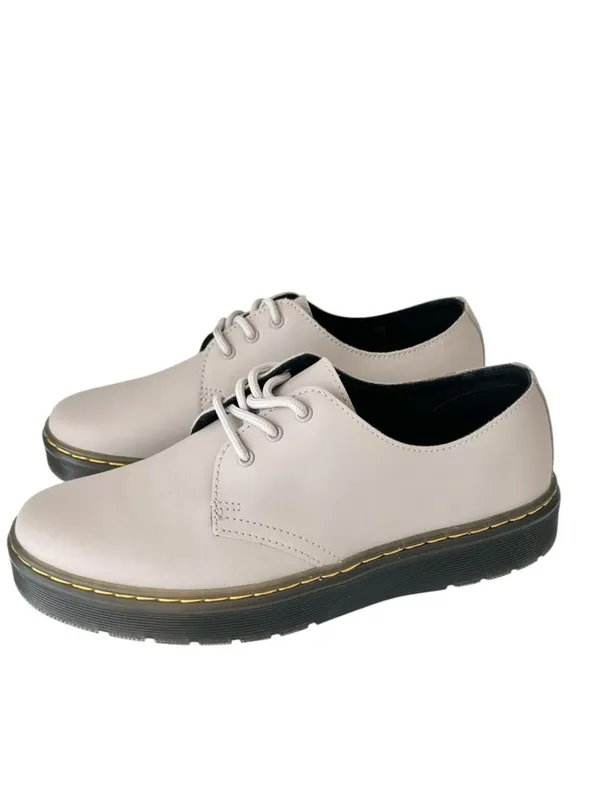 Dr Martens Zavala Lo Oxford Shoes Low Taupe Lace Up Loafers NEW 9 - Image 2
