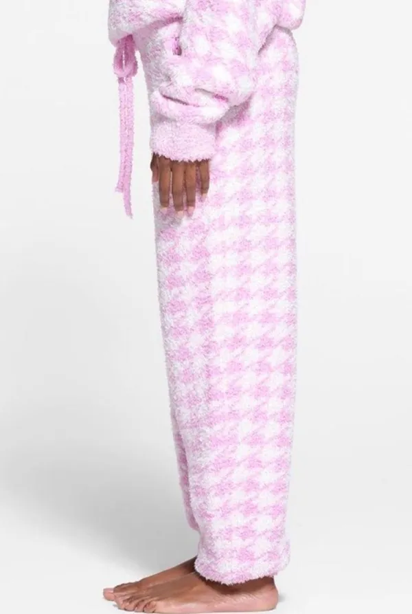 Skims Cozy Knit Jogger Limited Edition 'Petal Houndstooth' Size: S/M - Image 10