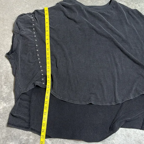 Blue B . Elegant Gray Women's Top Sz L Size L - Image 5