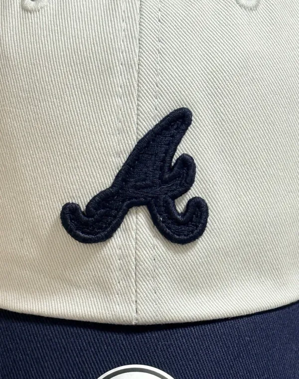 New 47 Brand Atlanta Braves Contemporary Two Tone 47 Clean Up Hat - Image 4