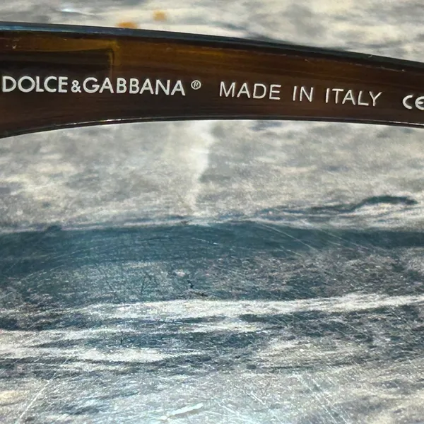 Dolce & Gabbana Brown Tortoise sunglasses with Dolce & Gabbana Hard Case - Image 6
