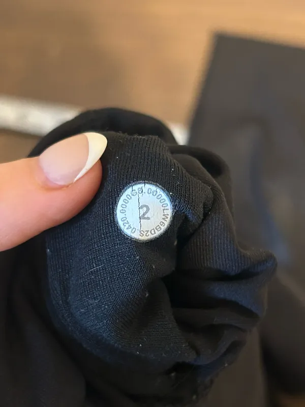 Lululemon Women’s Wunder Train High Rise Tight 23” Foil Black Size 2 - Image 5