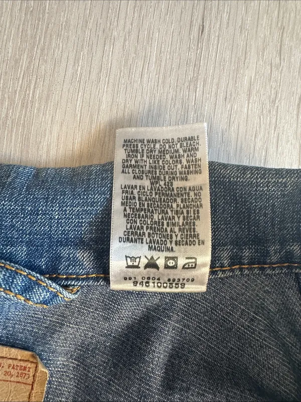 Levi’s Strauss Signature Vintage Denim Jacket Blue Size XL (16-18) EUC - Image 6