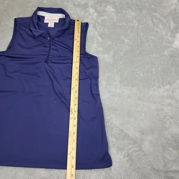 Tommy Bahama Golf ‎ Blue Collared Tank Top Womens Size Large - Image 2