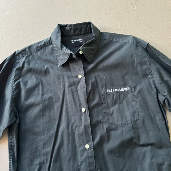Vintage Polo Jeans Co. Ralph Lauren Button Up Shirt - Image 4