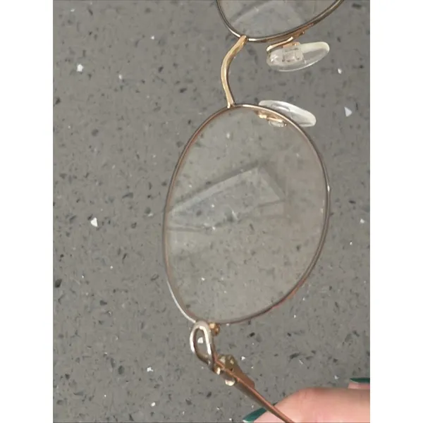 Aristar 6237 026 50-17-135 Gold Flex-Hinge Eyeglasses Frames ONLY round gold - Image 12