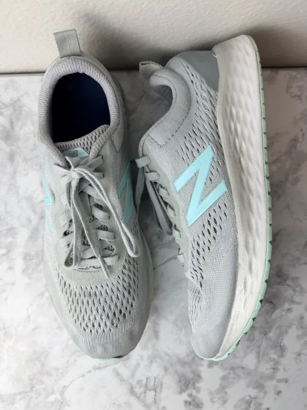 New Balance Fresh Foam Arishi V3 Women’s Size 10 Gray Mint Running Shoes - Image 11