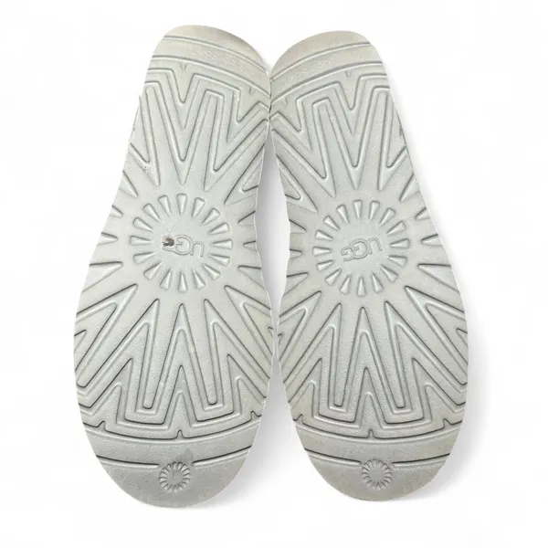 UGG Classic Ultra Mini Platform Booties Women’s 11 Gray Suede Sheepskin 1135092 - Image 6