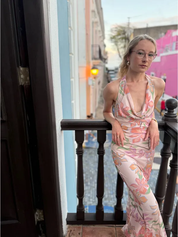 Tropical halter dress  - Image 3