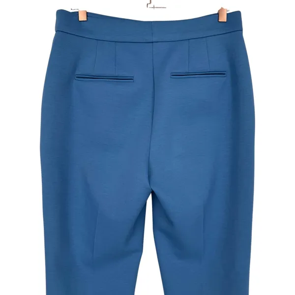 Ann Taylor Womens Blue Pintuck Front Ankle Trousers Pants Size 6 Business Casual - Image 5
