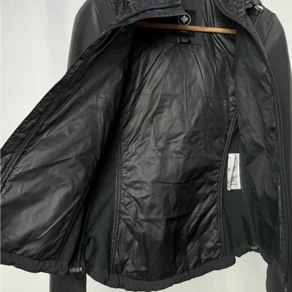 Halifax Traders Quilted Full Zip Hooded‎ Jacket in Black Size Extra Small - Image 7