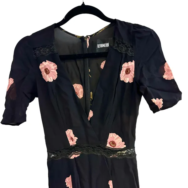 Reformation Alina Poppy Midi Dress - Image 6