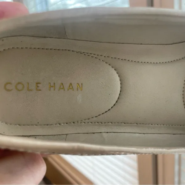 Cole Haan Blush Ballet Flats Patent Leather Classic Buckle - size 8 - Image 8