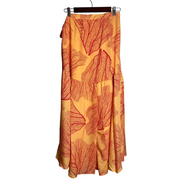 NWT Anthropologie Hutch Printed Wrap Maxi Skirt Sz. M - Image 3