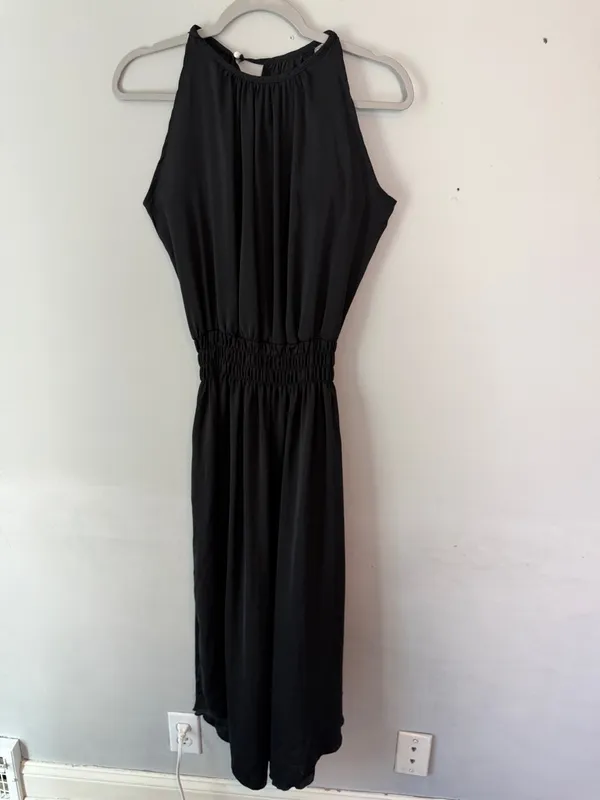 SheBird The Emma Satin Bra Dress Black 2 Small - Image 2