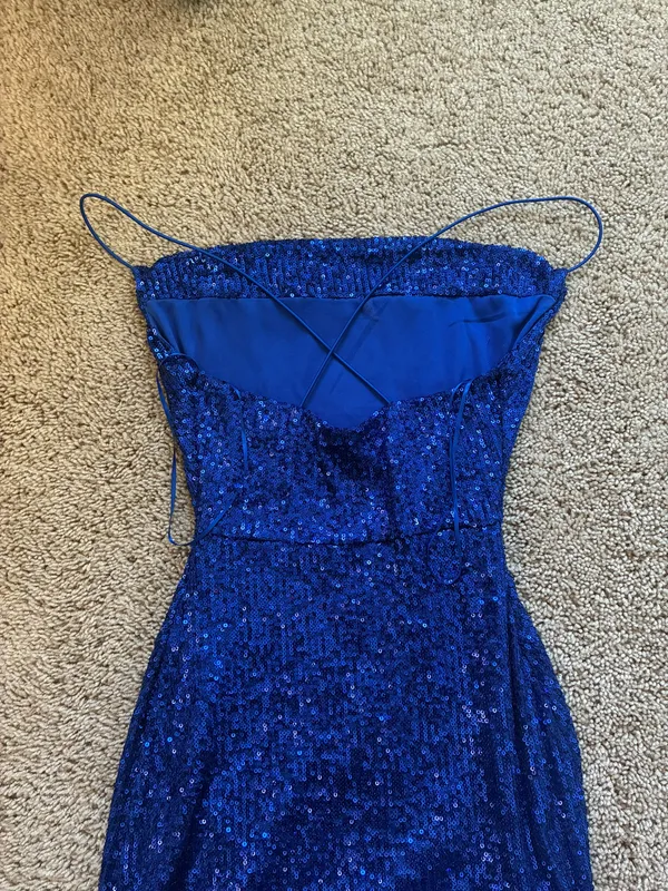 Windsor Homecoming Dress Sparkly Blue - Image 5