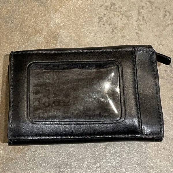 Kate Spade Darla Montford Park Black Leather Bow Key Ring Wallet - Image 8