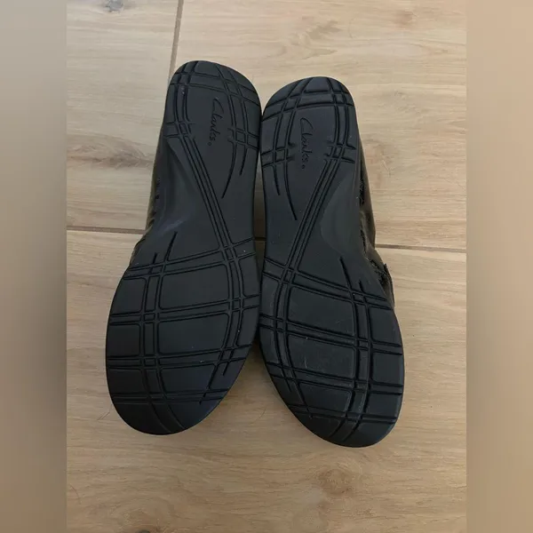 NEW Black Patent Clarks Westlynn Ayla Loafer Shoes 11 $95 - Image 10