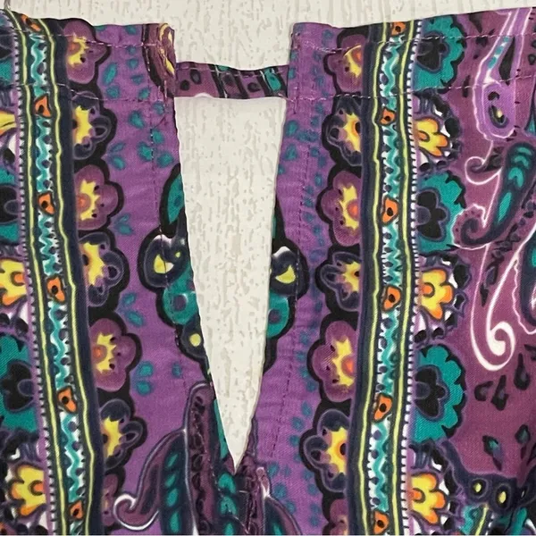 ECI Purple Floral Paisley Maxi Dress Size 12 Sleeveless - Image 11