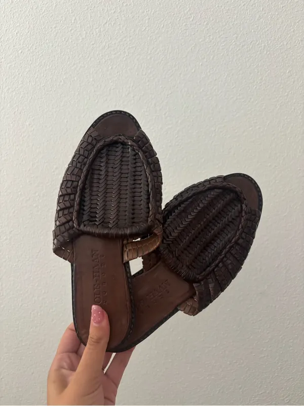 Vintage Cole haan leather mules - Image 2