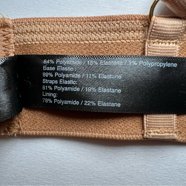 Pepper Everyday Lace Triangle Bralette in Tuscan‎ Tan size small - Image 6