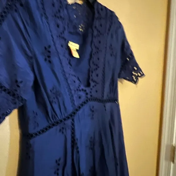 Catherine malandrino‎ blue dress 6 - Image 5