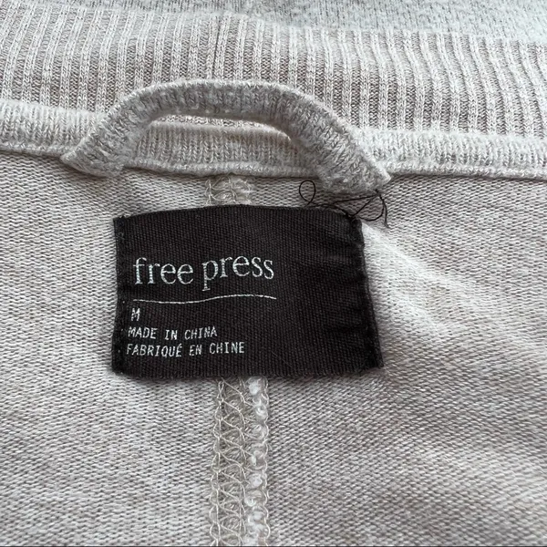Free Press Oatmeal Tie Long Cardigan Size‎ Medium M - Image 6