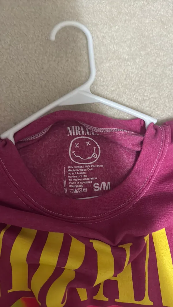 Nirvana Urban Outfitters Sweatshirt Smile - Image 2