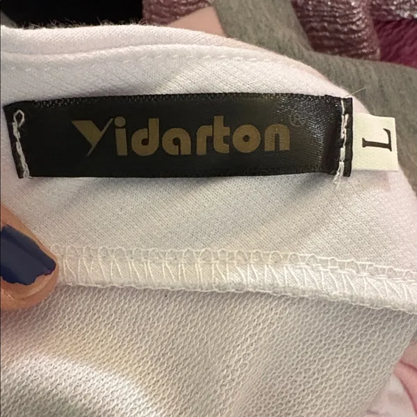 🔹4 for $30 Yidarton Colorblock Oversized Sweatshirt, Large White - Image 5